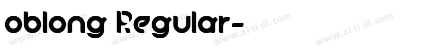 oblong Regular字体转换
